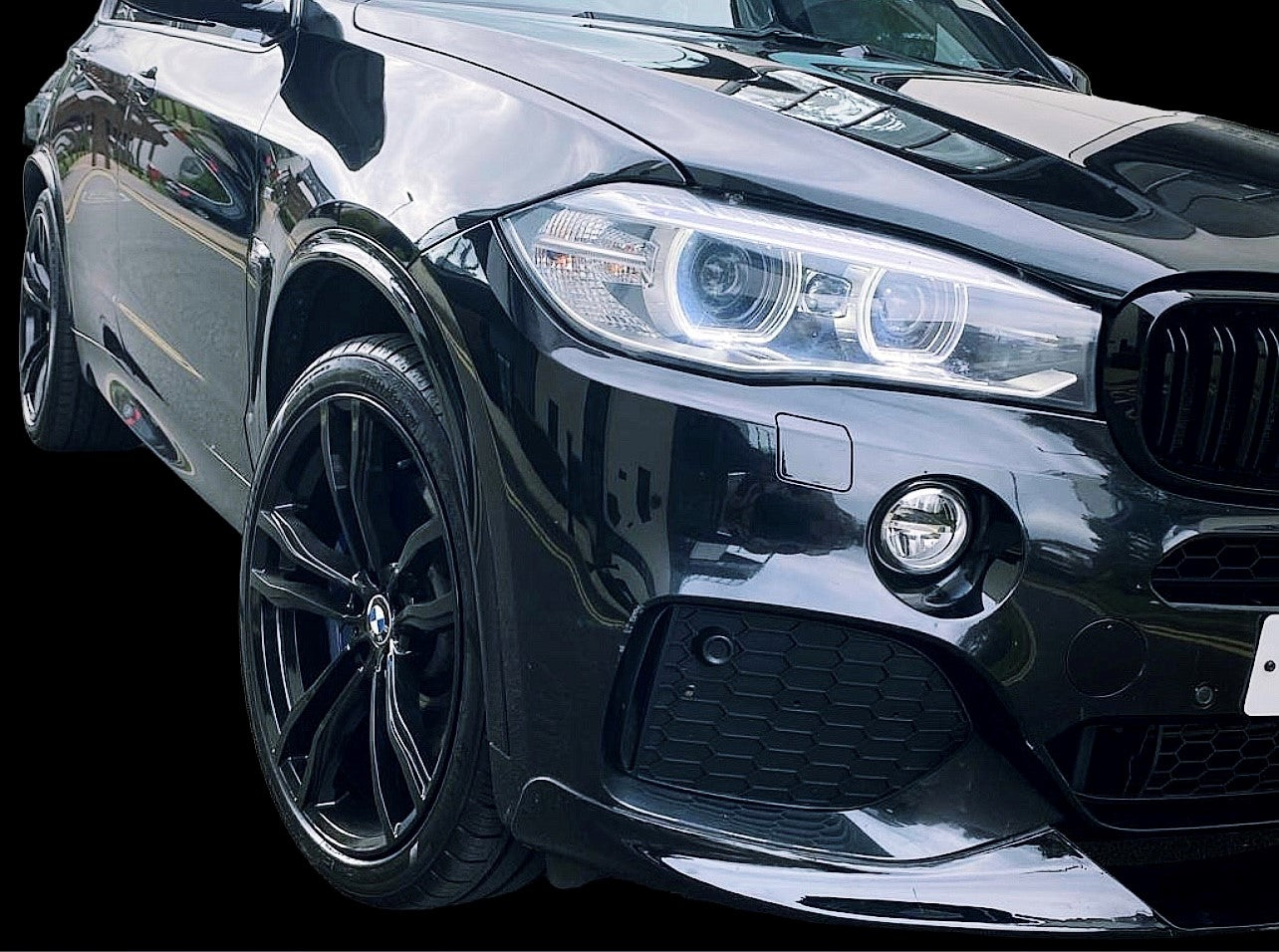 BMW X5 F15 - M Performance Style Front Splitter Gloss Black