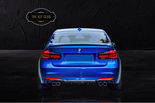 BMW 3 Series F30 F80 - M Performance Style Rear Boot Spoiler Carbon Look