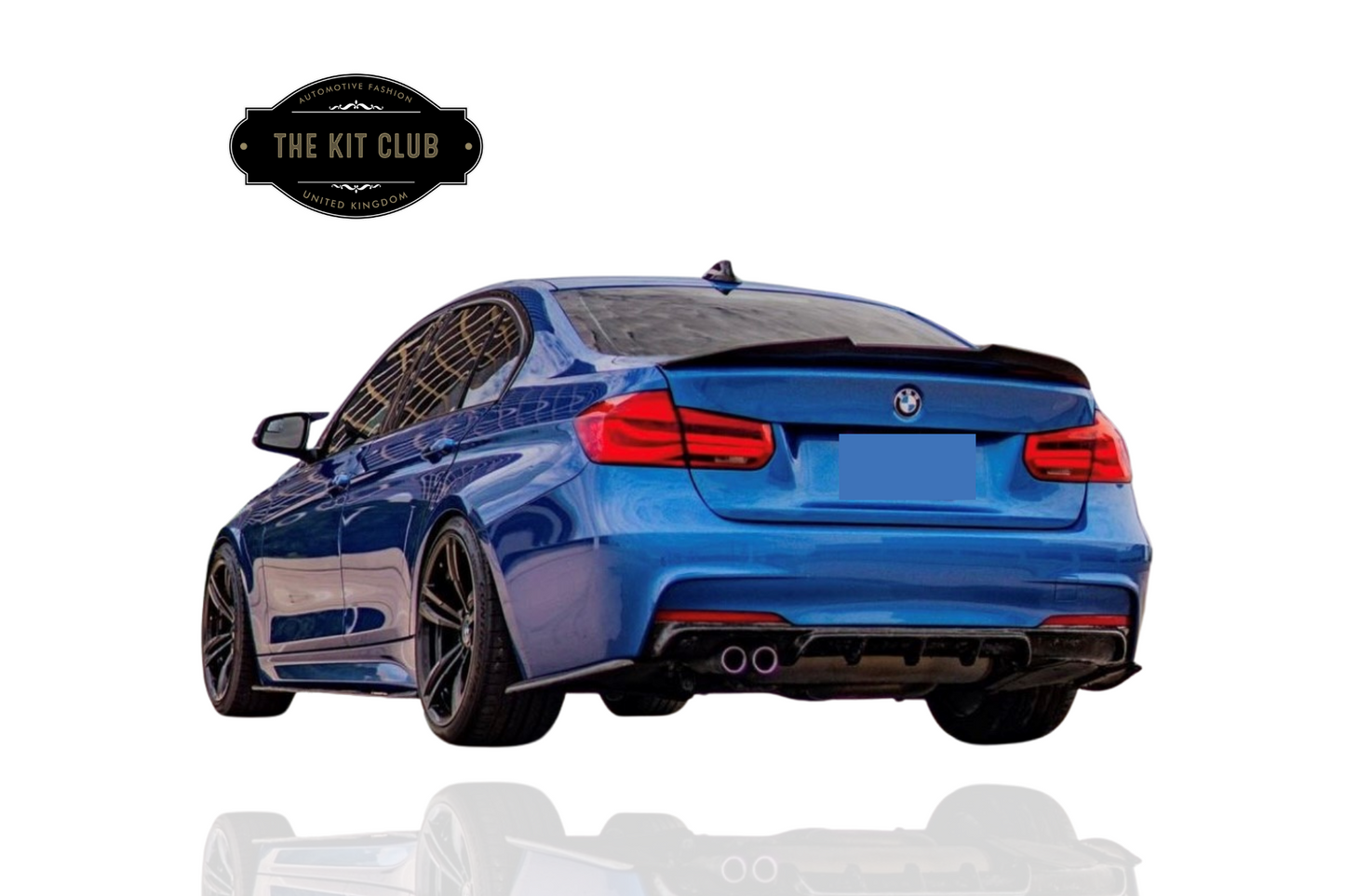 BMW 3 Series F30 - M3 Look V Style Rear Boot Spoiler Carbon Look