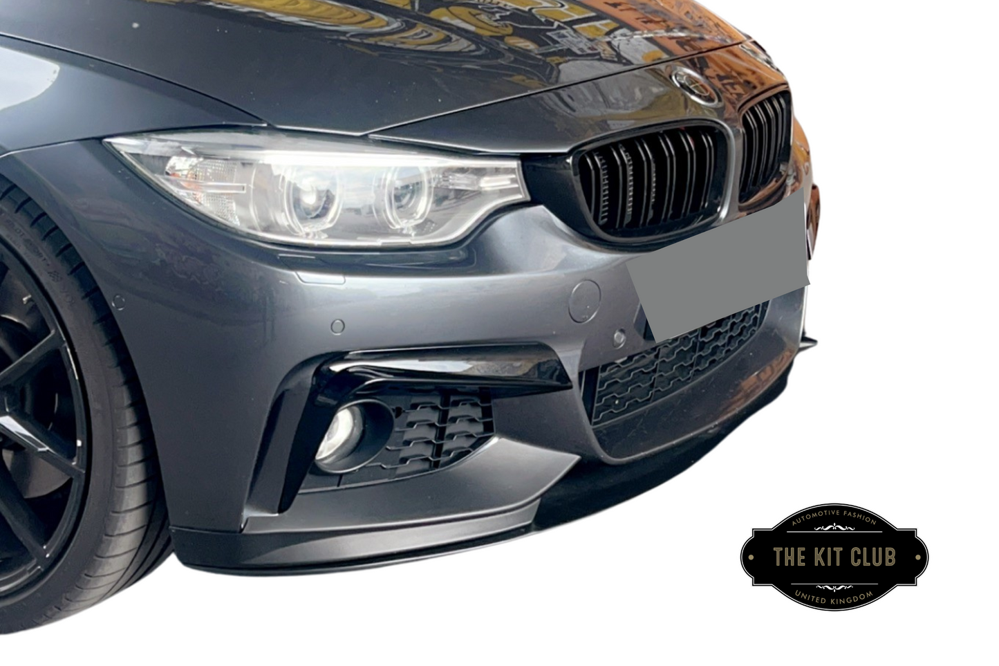 BMW 4 Series F32 F33 F36 - Performance Upper Canards Gloss Black