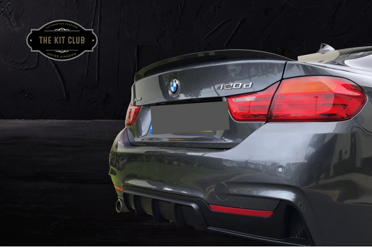 BMW 4 Series F32 F82 - M Performance Style Rear Boot Spoiler Carbon Look