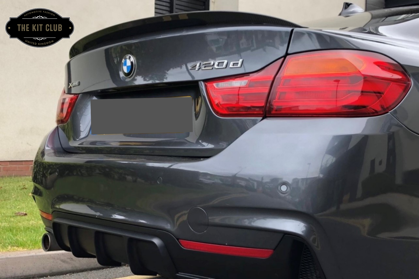 BMW 4 Series F32 F82 - M Performance Style Rear Boot Spoiler Gloss Black