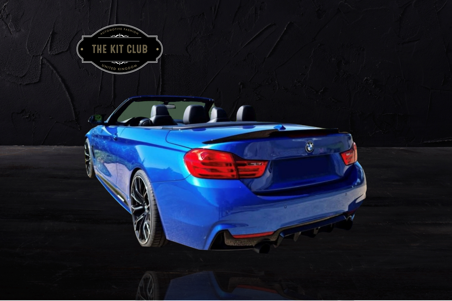 BMW 4 Series F33 F83 - M4 Look V Style Rear Boot Spoiler Carbon Look