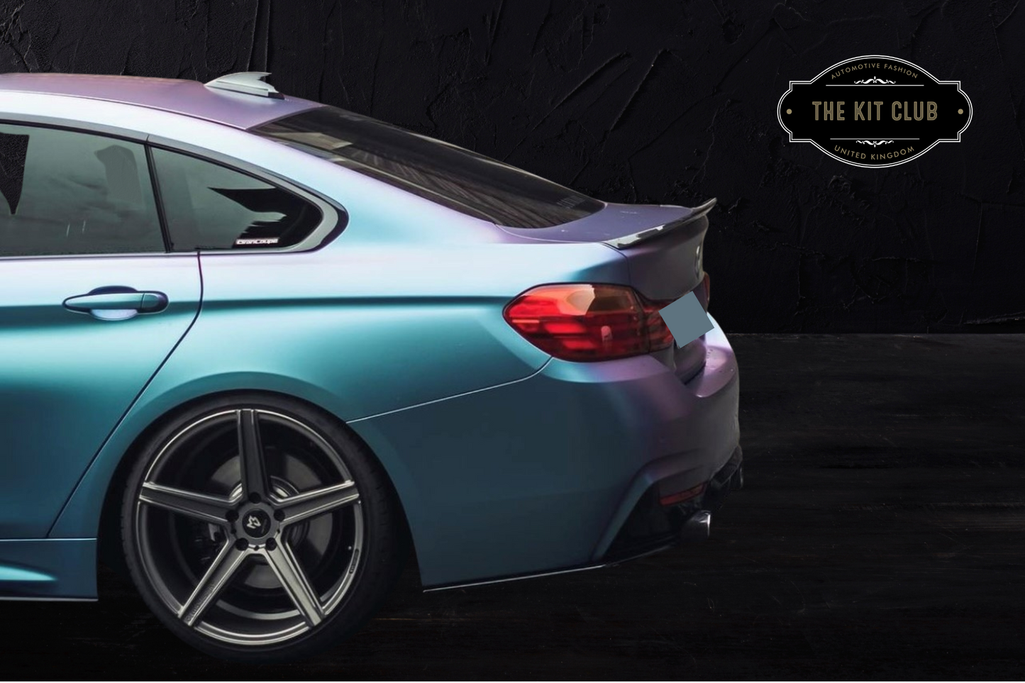 BMW 4 Series F36 - M Performance Style Rear Boot Spoiler Gloss Black