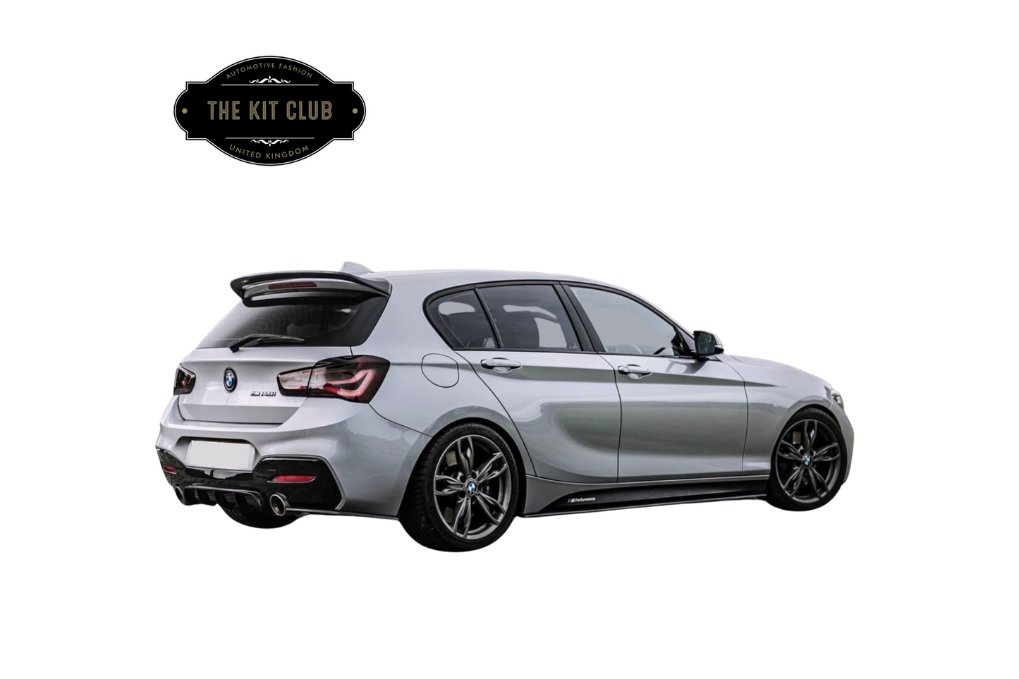 BMW 1 Series F20 F21 M135i M140i LCI Models - M Performance Style Rear Diffuser Carbon Look Dual Exit