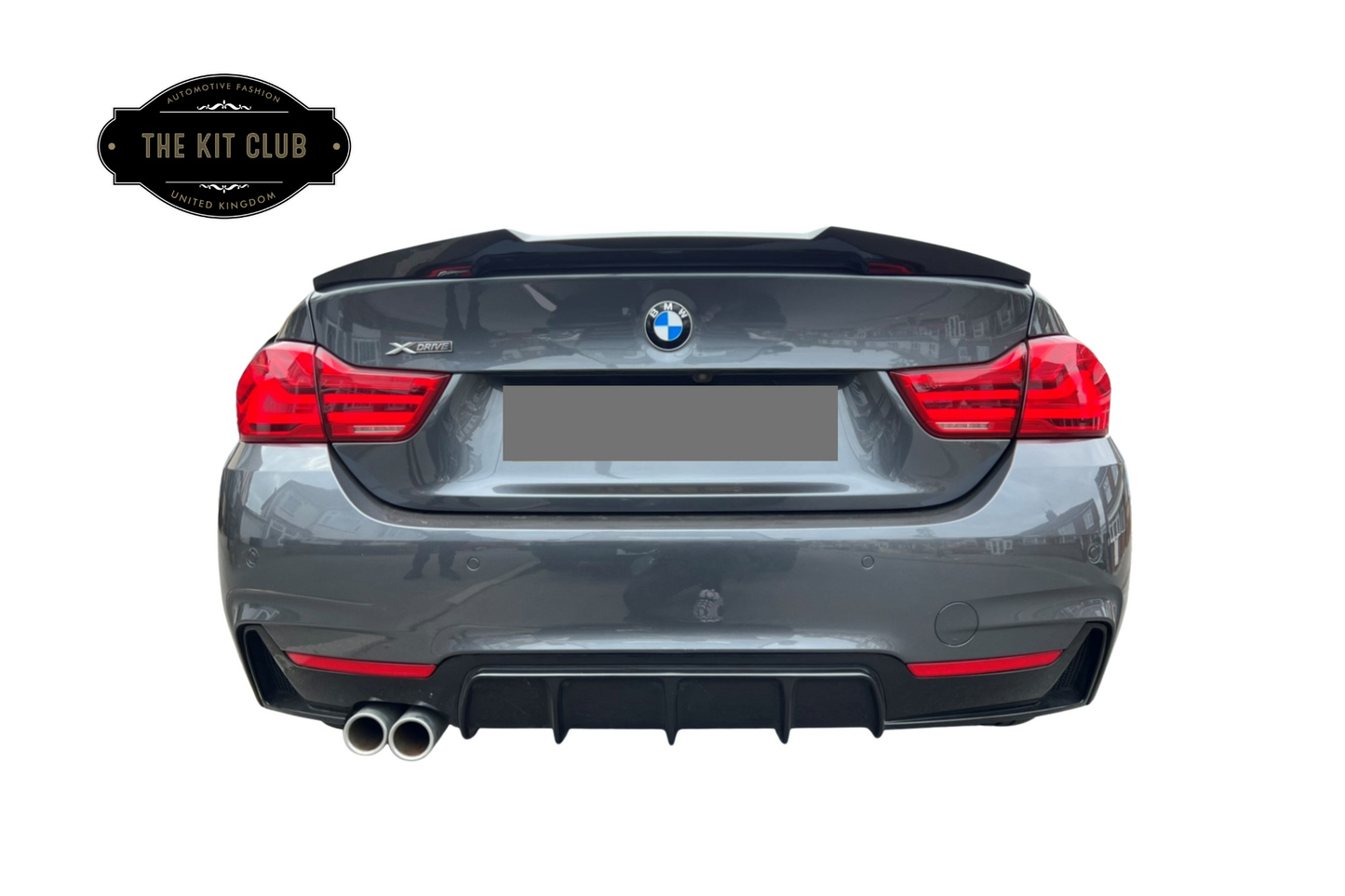 BMW 4 Series F36 CS Style Rear Boot Spoiler Gloss Black 4 Door