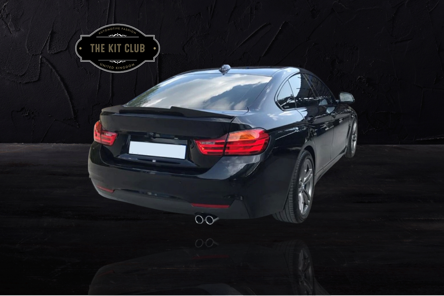 BMW 4 Series F36 - M4 Look V Style Rear Boot Spoiler Carbon Look