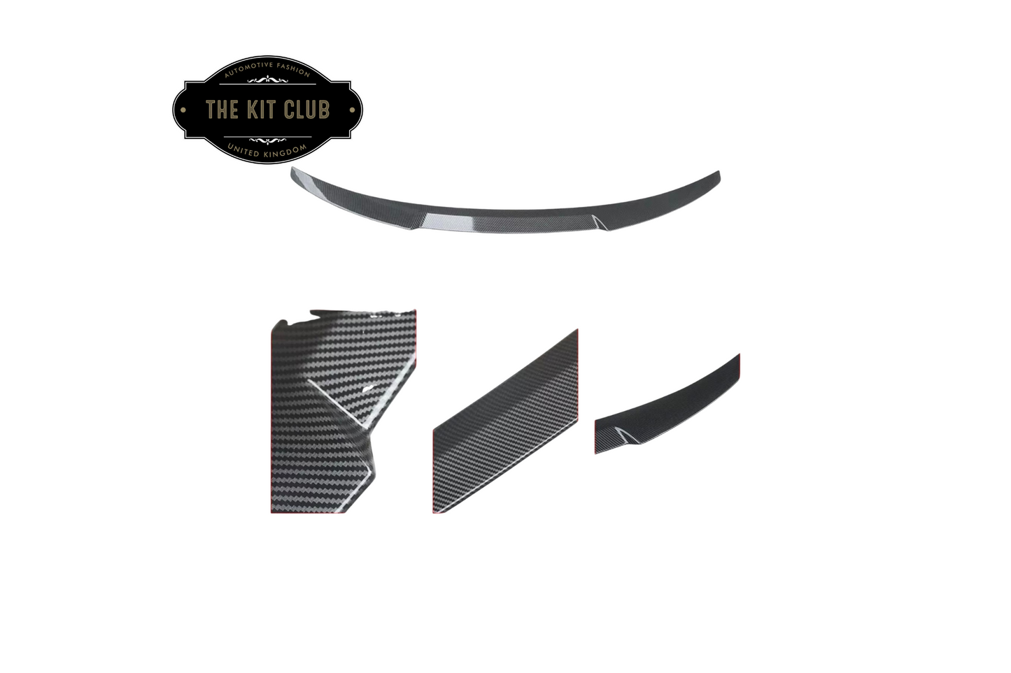 BMW 2 Series F22 F23 F87 - V Style Rear Boot Spoiler Carbon Look