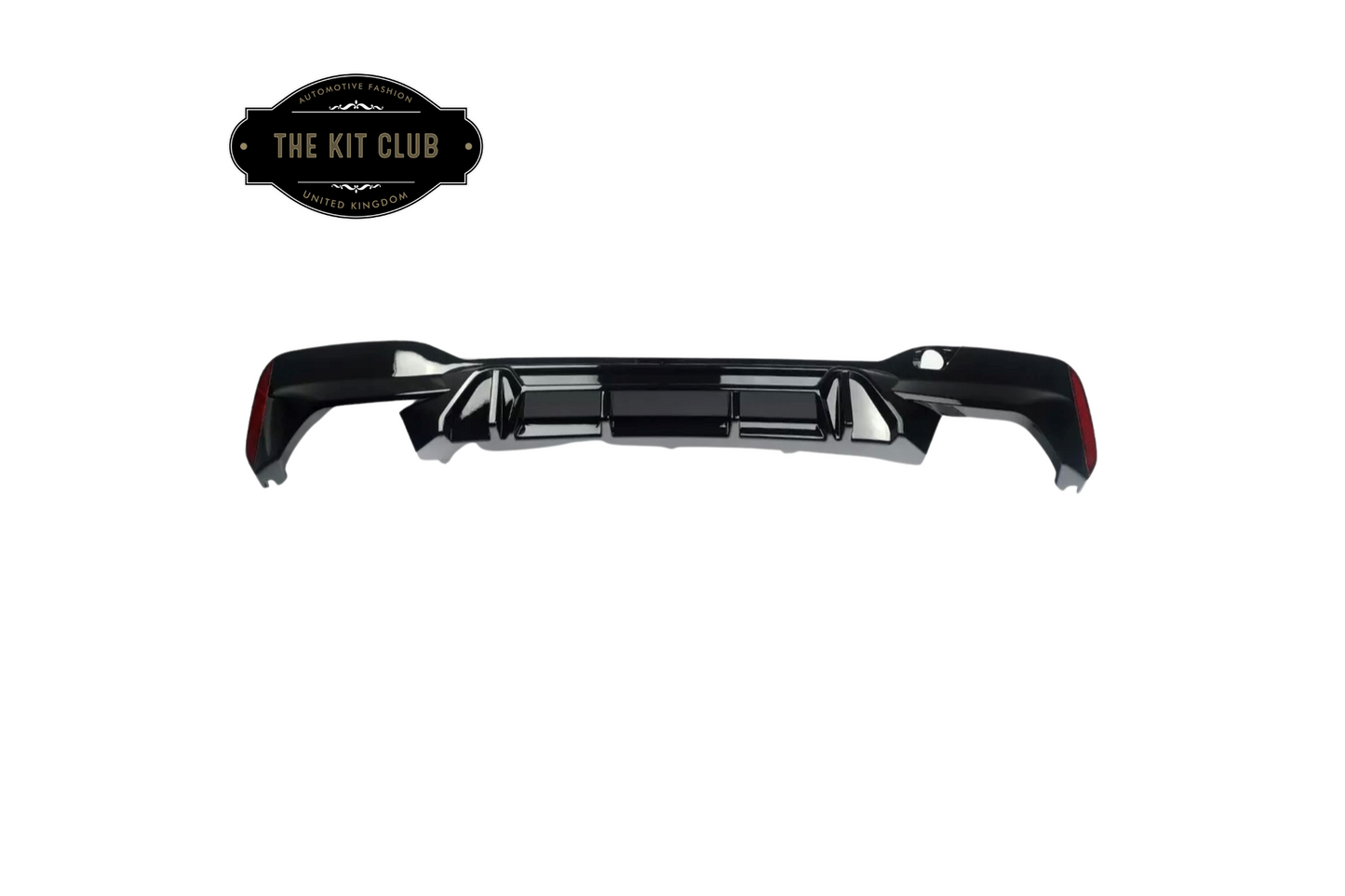 BMW 5 Series G30 G31 - M5 Style Rear Diffuser Gloss Black