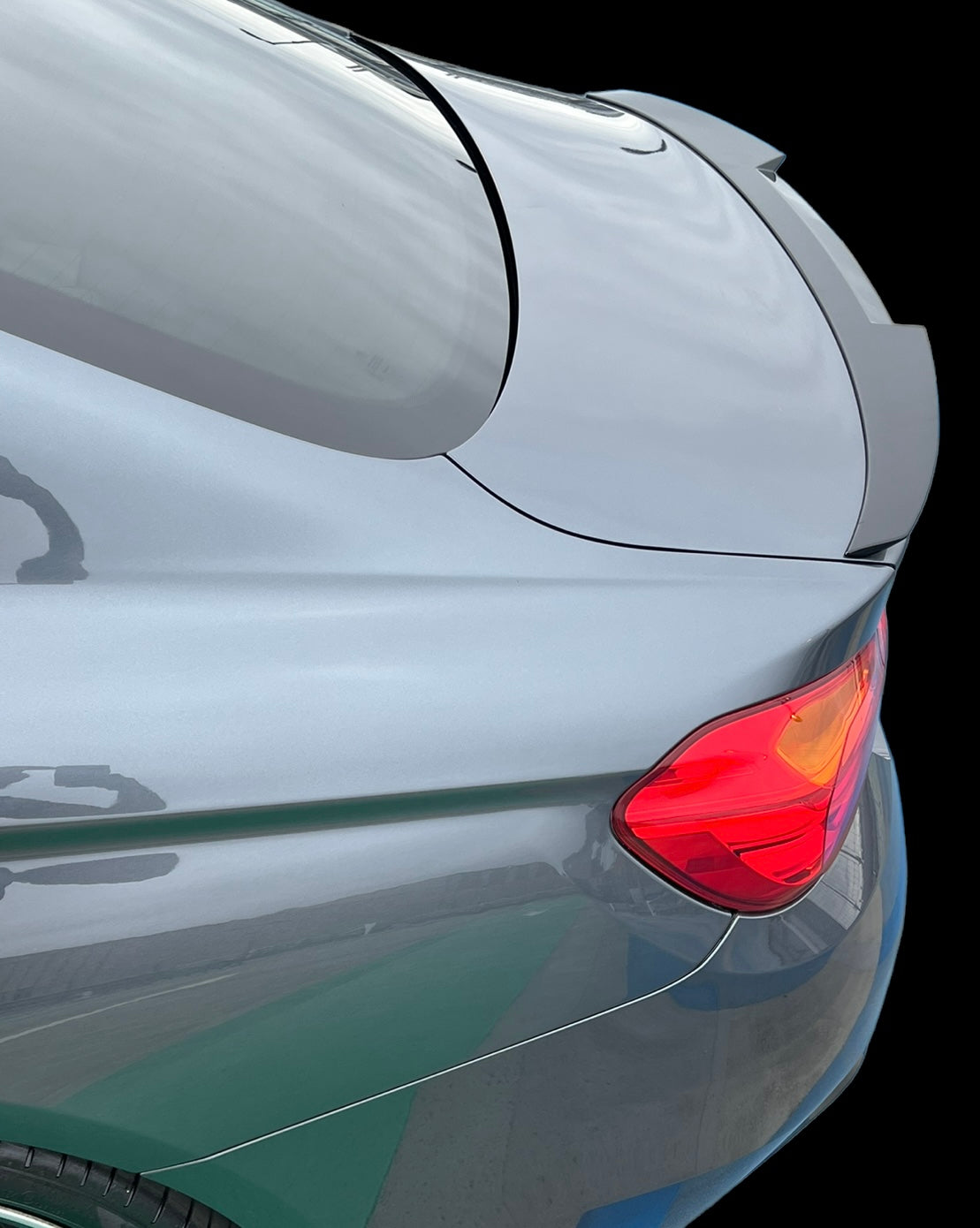 BMW 3 Series F30 - M3 Look V Style Rear Boot Spoiler Gloss Black