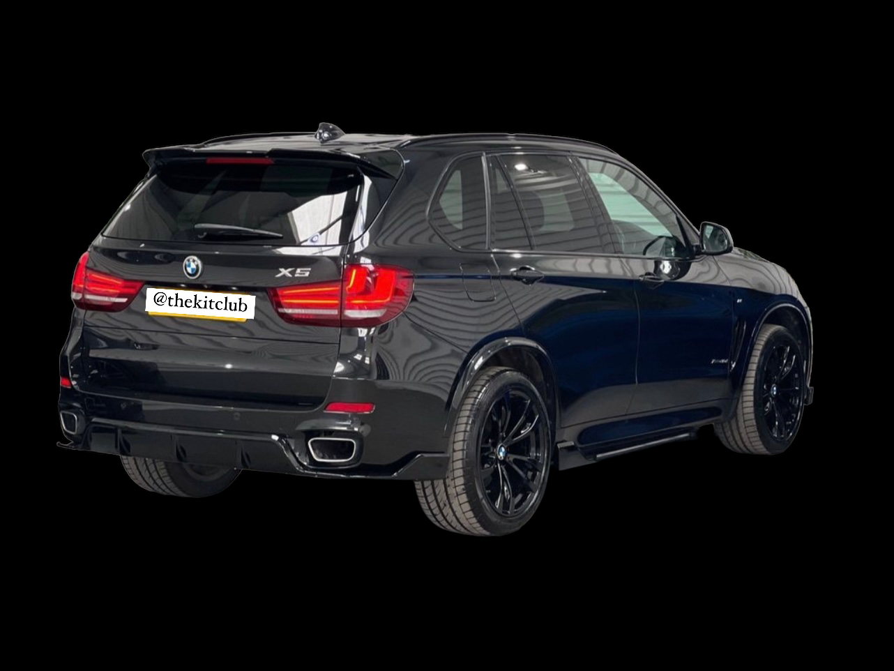 BMW X5 F15 - Edition M Performance Plus Style Rear Diffuser Gloss Black