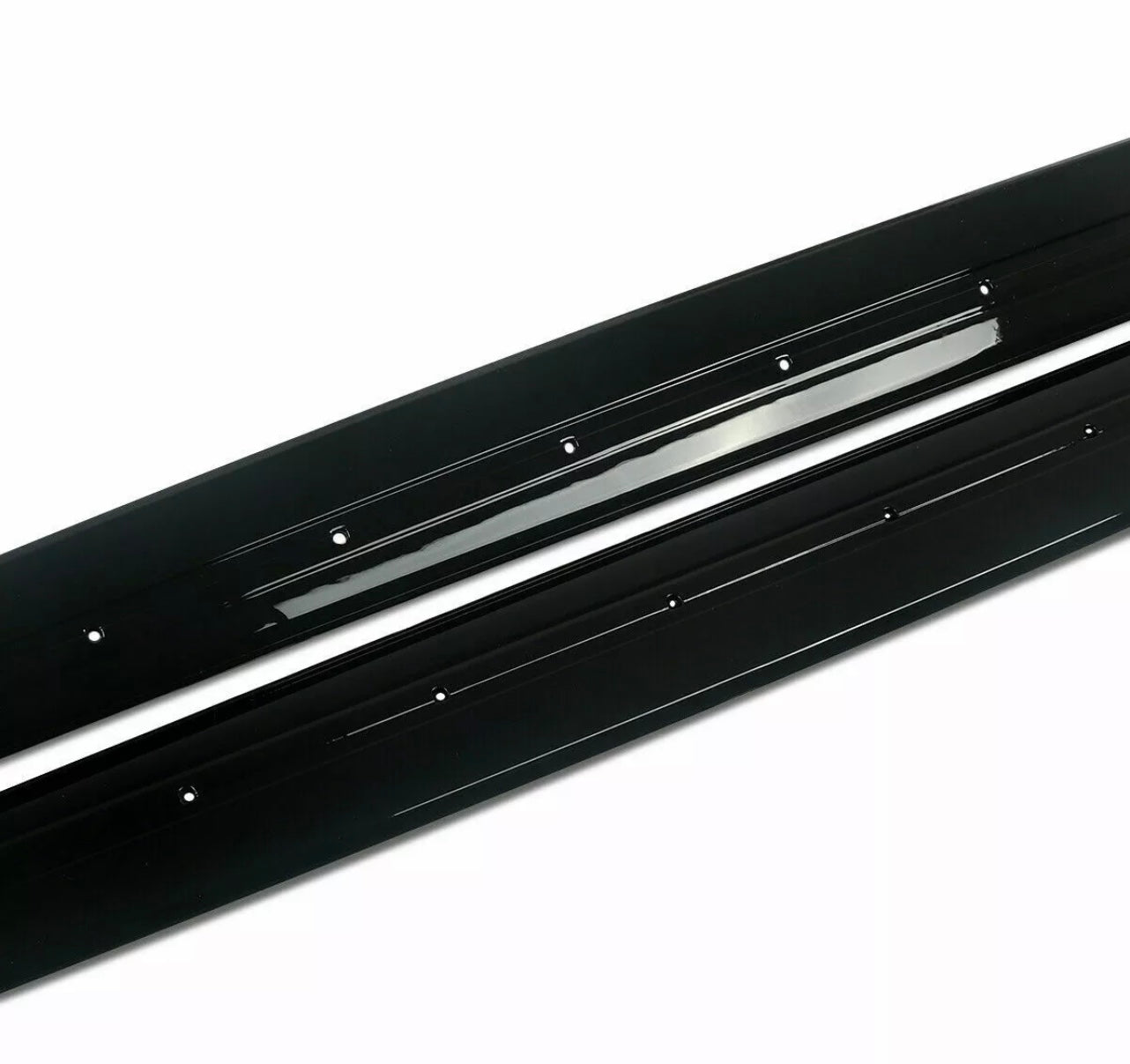 BMW 3 Series F30 F31 - M Performance Style Side Skirt Extensions Gloss Black