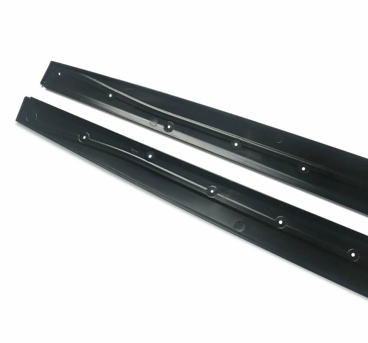 BMW 3 Series F30 F31 - M Performance Style Side Skirt Extensions Gloss Black