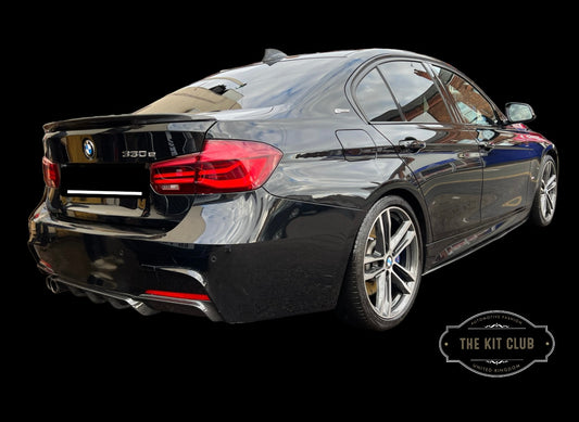 BMW 3 Series F30 F31 - M Performance Style Rear Diffuser Carbon Look