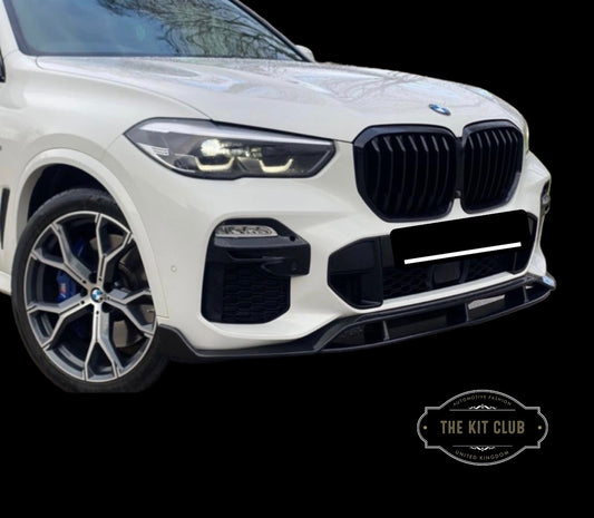 BMW X3 G01 - M Performance Plus Style Front Splitter Lip Gloss Black