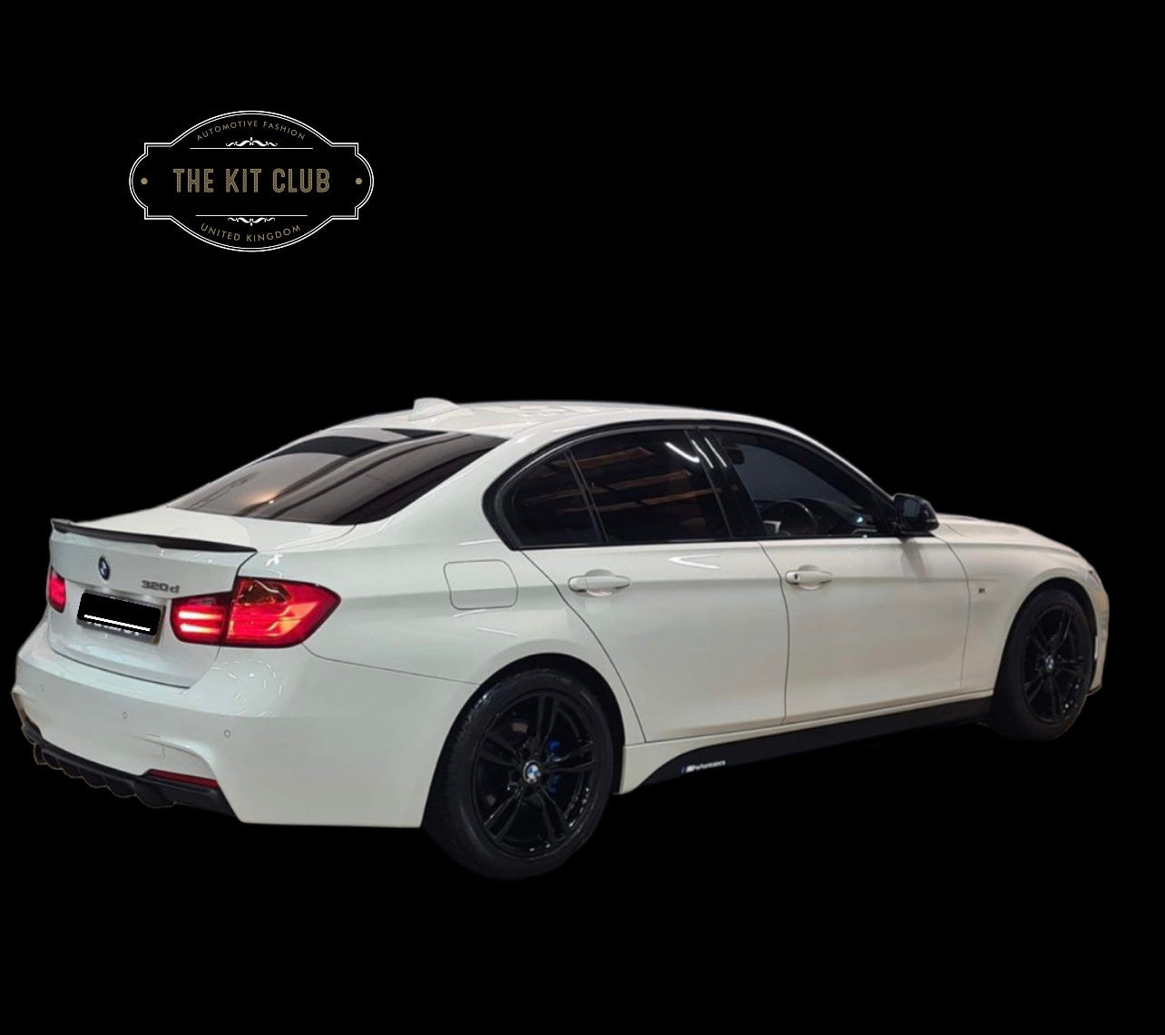 BMW 3 Series F30 F80 - M Performance Style Rear Boot Spoiler Gloss Black