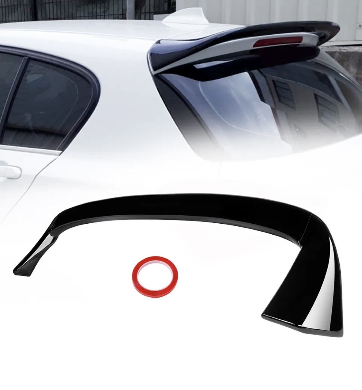 BMW 1 Series F20 F21 - M Performance Style Rear Boot Spoiler Gloss Black